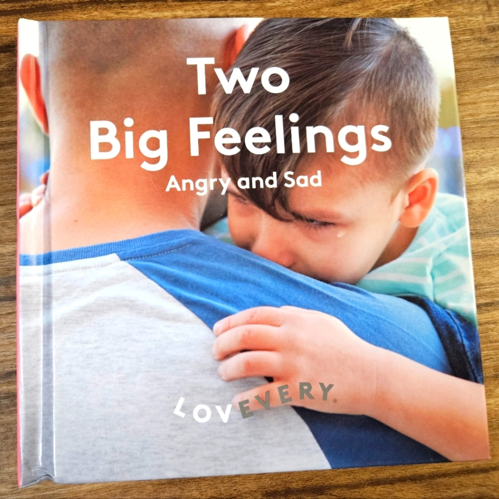 Lovevery The Observer Playkit Two Big Feelings Angry and Sad Hardcover Book